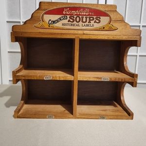 Vintage 1994 Campbell's Soup Historical Display Case